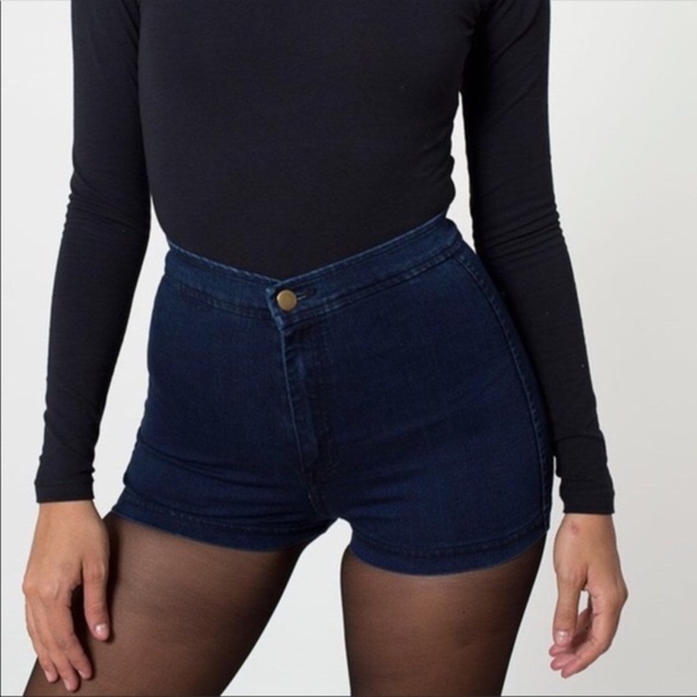 American Apparel Easy Jean Shorts
